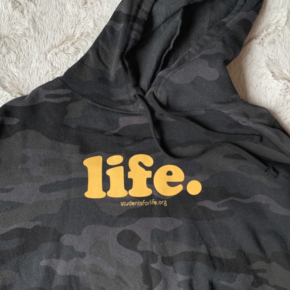 ProLife Camo Cropped Hoodie - Picture 3 of 6